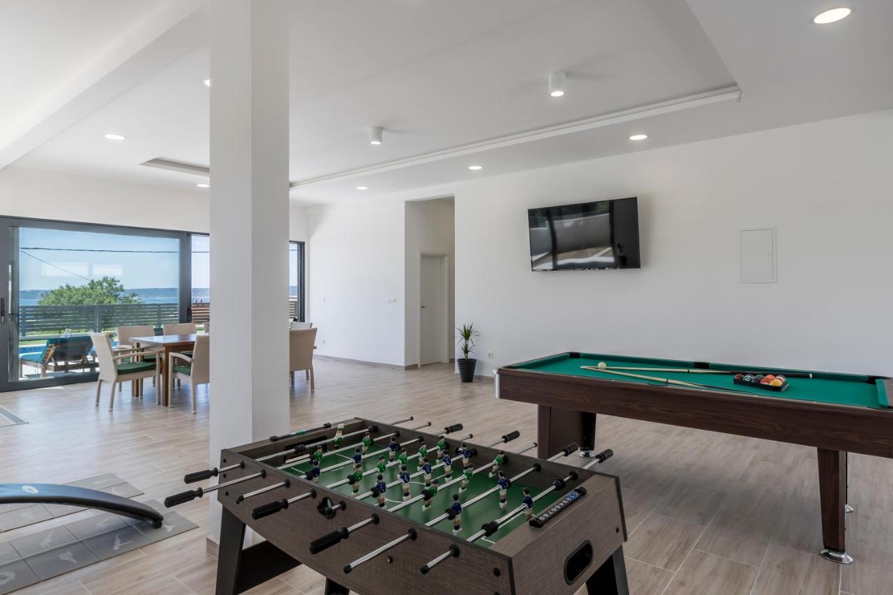 Luxury Villa La Nonna Ana - Heated Pool, Sea View, Near Split Kastela Luaran gambar