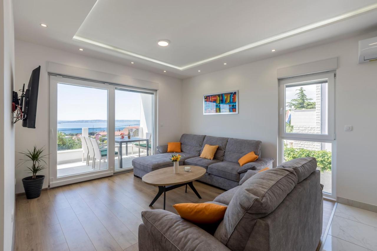 Luxury Villa La Nonna Ana - Heated Pool, Sea View, Near Split Kastela Luaran gambar