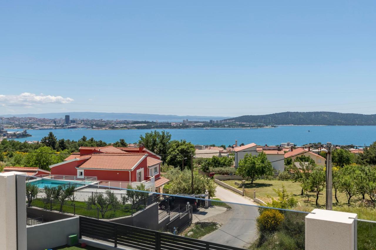 Luxury Villa La Nonna Ana - Heated Pool, Sea View, Near Split Kastela Luaran gambar