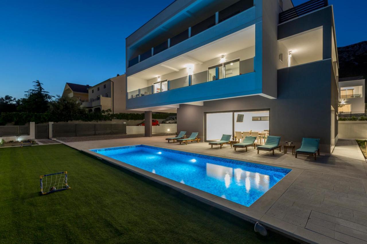 Luxury Villa La Nonna Ana - Heated Pool, Sea View, Near Split Kastela Luaran gambar