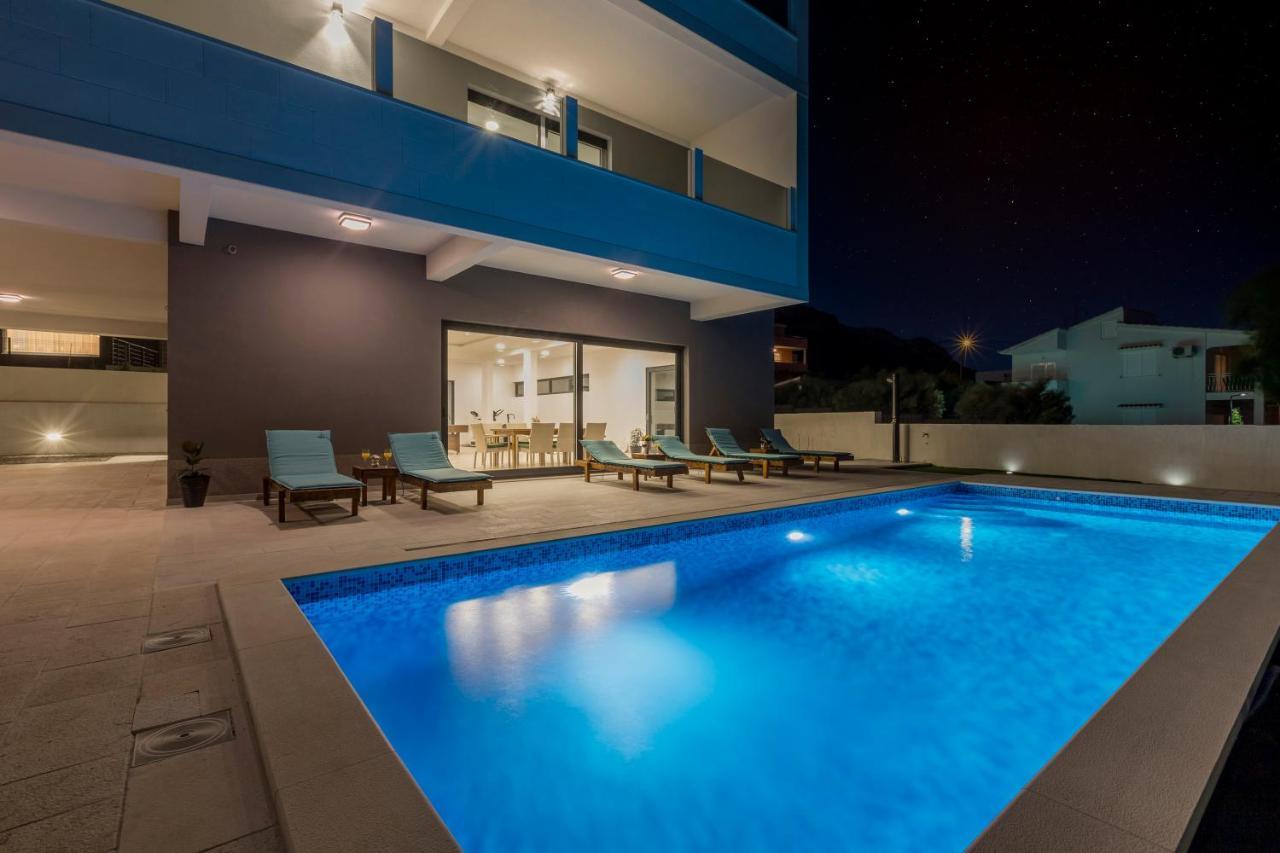Luxury Villa La Nonna Ana - Heated Pool, Sea View, Near Split Kastela Luaran gambar