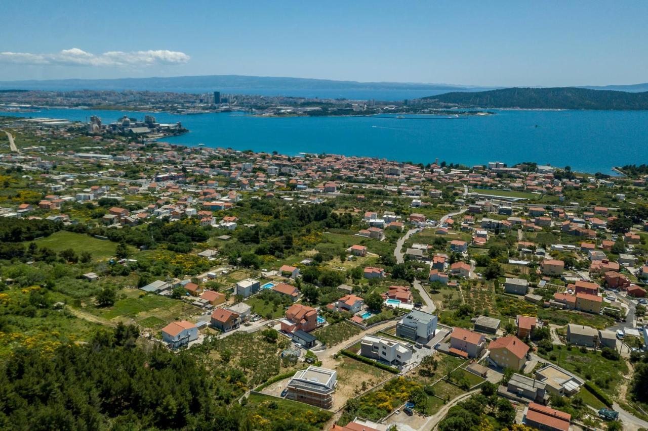 Luxury Villa La Nonna Ana - Heated Pool, Sea View, Near Split Kastela Luaran gambar